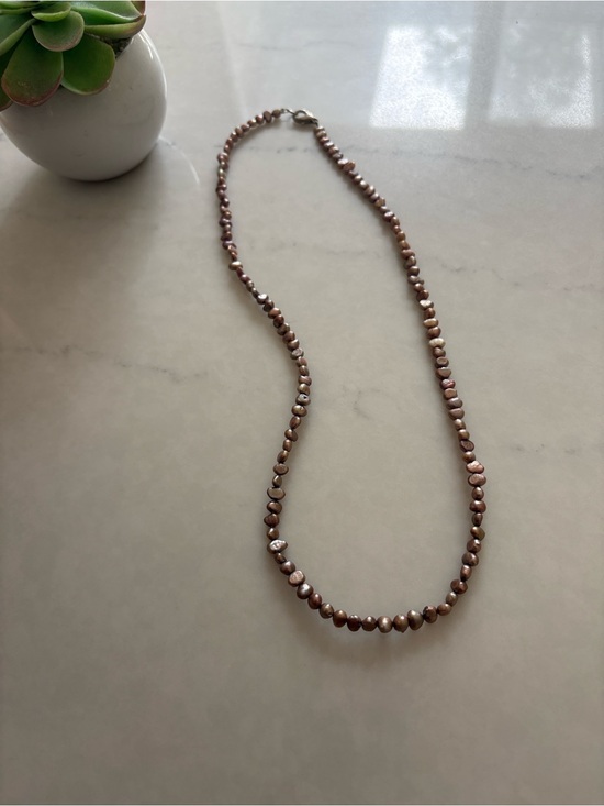 Jewelry - Vintage 23” Iridescent Freshwater Pearl Strand Necklace